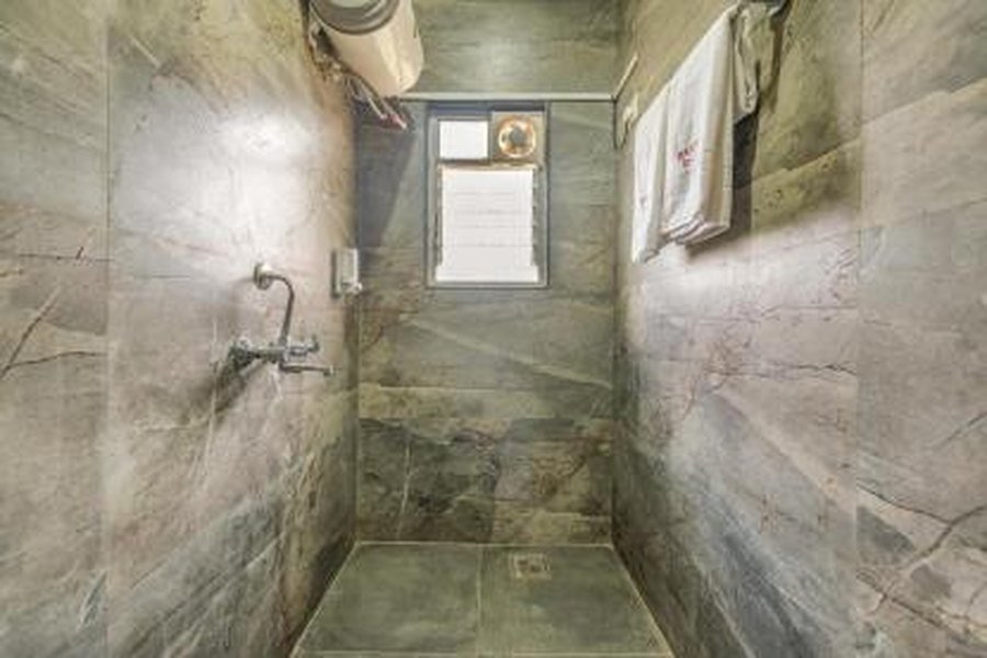 Finished bathroom interior